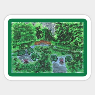 Pond in the Wood Sticker